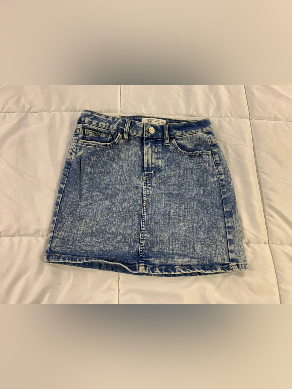 Pre loved EIGHTY TWO denim skirt womens size S